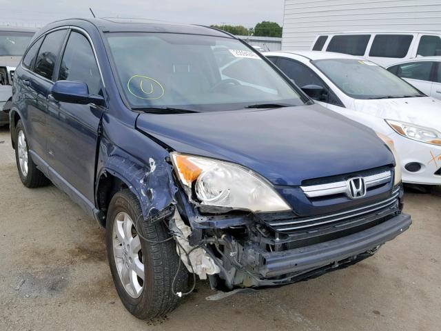 JHLRE387X9C011646 - 2009 HONDA CR-V EXL BLUE photo 1