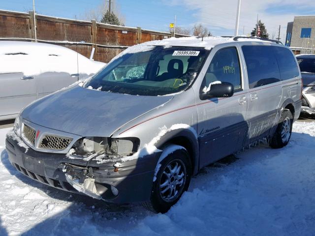 1GMDX13E82D237207 - 2002 PONTIAC MONTANA LU GRAY photo 2