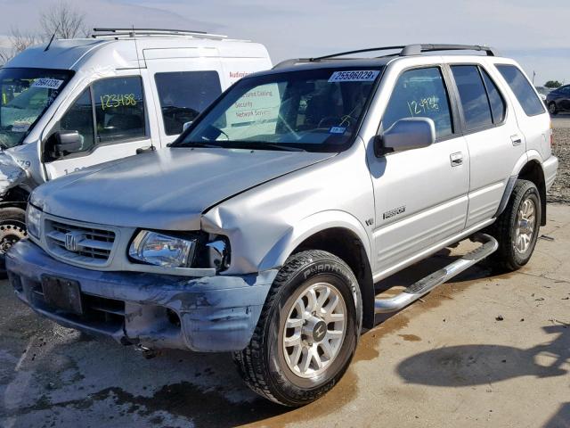 4S6CK58WX14403753 - 2001 HONDA PASSPORT E SILVER photo 2