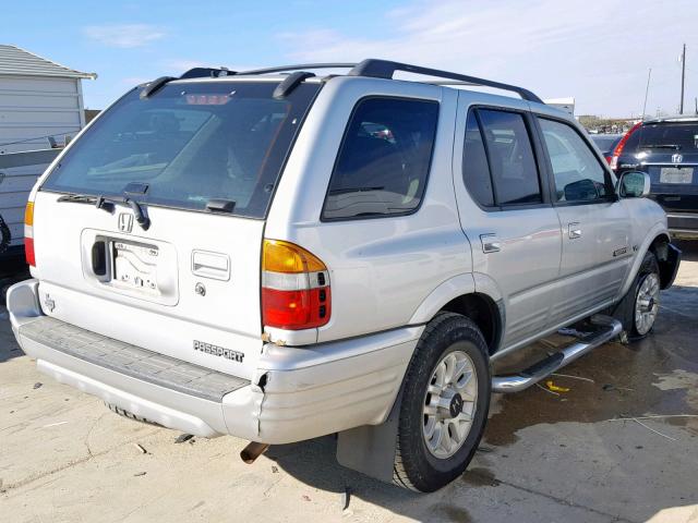 4S6CK58WX14403753 - 2001 HONDA PASSPORT E SILVER photo 4