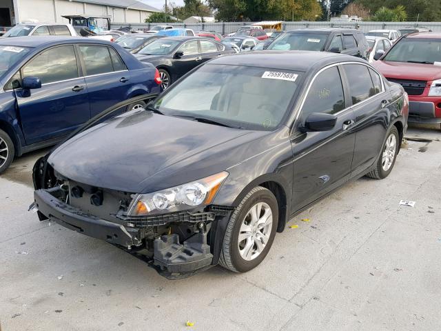 1HGCP26428A127709 - 2008 HONDA ACCORD LXP BLACK photo 2