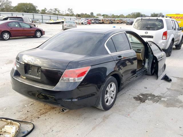 1HGCP26428A127709 - 2008 HONDA ACCORD LXP BLACK photo 4