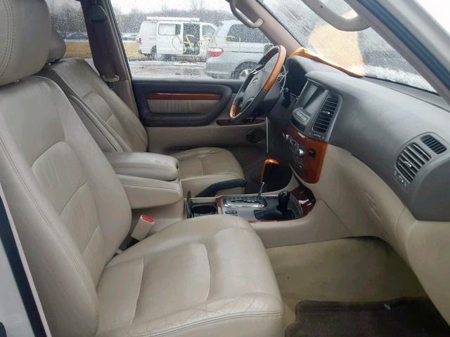 JTJHT00W933533351 - 2003 LEXUS LX 470 CREAM photo 5