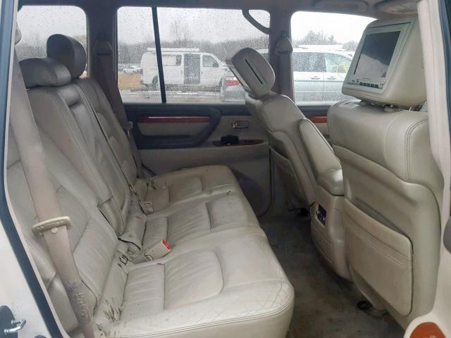 JTJHT00W933533351 - 2003 LEXUS LX 470 CREAM photo 6