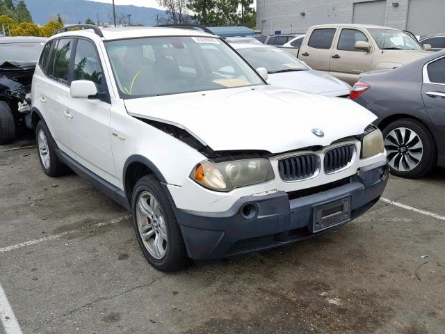 WBXPA93495WD17493 - 2005 BMW X3 3.0I WHITE photo 1