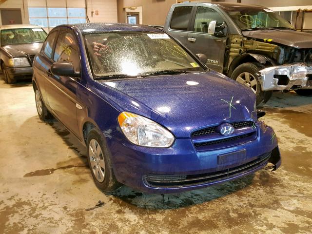 KMHCM3AC6AU163477 - 2010 HYUNDAI ACCENT BLU BLUE photo 1