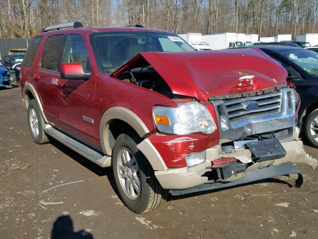 1FMEU74E86UA26903 - 2006 FORD EXPLORER E RED photo 1