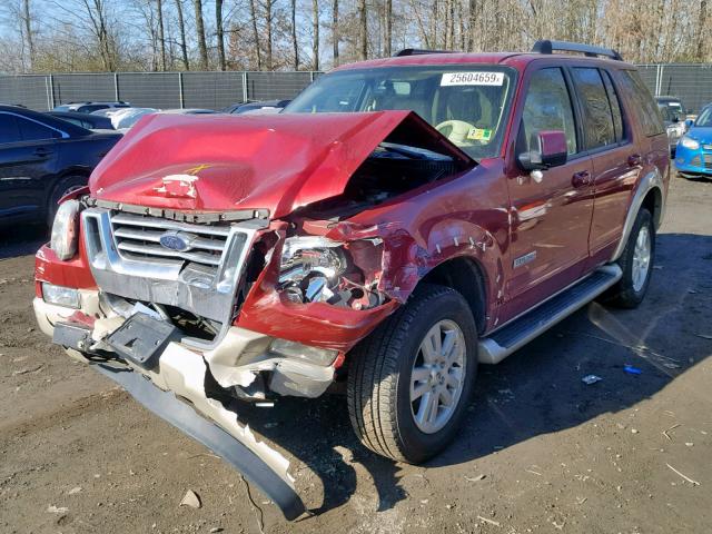 1FMEU74E86UA26903 - 2006 FORD EXPLORER E RED photo 2