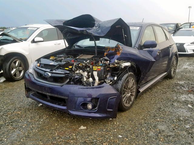 JF1GR7E65EG201665 - 2014 SUBARU IMPREZA WR BLUE photo 2