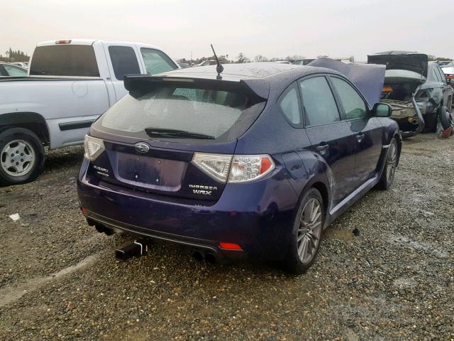 JF1GR7E65EG201665 - 2014 SUBARU IMPREZA WR BLUE photo 4