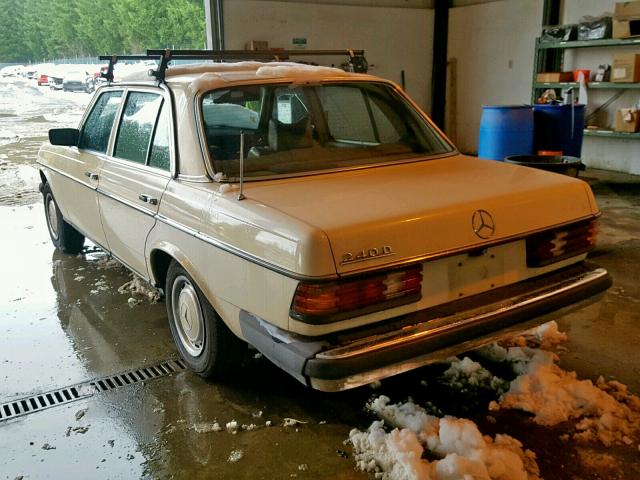 12312312095364 - 1979 MERCEDES-BENZ 240 D CREAM photo 3