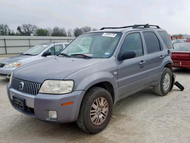 4M2YU80Z77KJ18639 - 2007 MERCURY MARINER CO BLUE photo 2