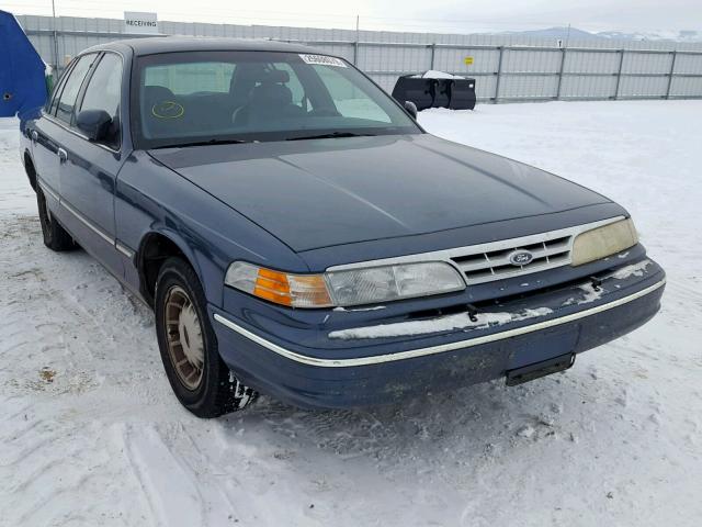 2FALP74W8VX105934 - 1997 FORD CROWN VICT BLUE photo 1