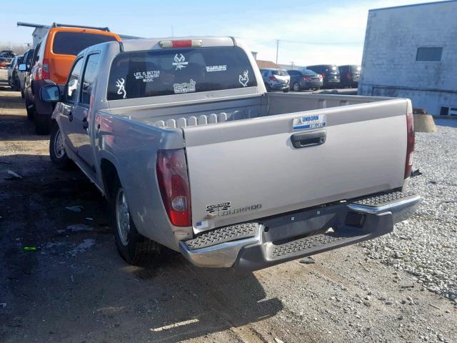 1GCCS136068197629 - 2006 CHEVROLET COLORADO SILVER photo 3