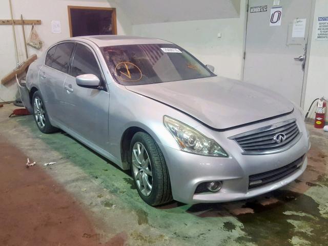 JN1CV6ARXAM456048 - 2010 INFINITI G37 SILVER photo 1