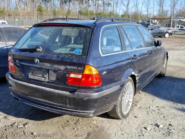 WBAEP33432PF00441 - 2002 BMW 325 XIT BLUE photo 4