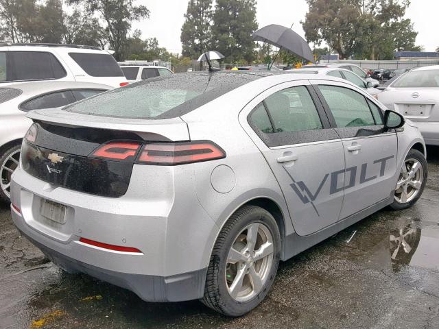 1G1RD6E47BU101082 - 2011 CHEVROLET VOLT SILVER photo 4