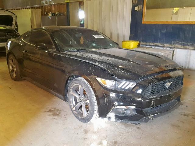 1FA6P8AM4F5389071 - 2015 FORD MUSTANG BLACK photo 1