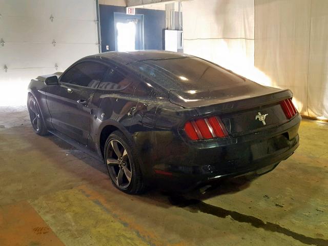 1FA6P8AM4F5389071 - 2015 FORD MUSTANG BLACK photo 3