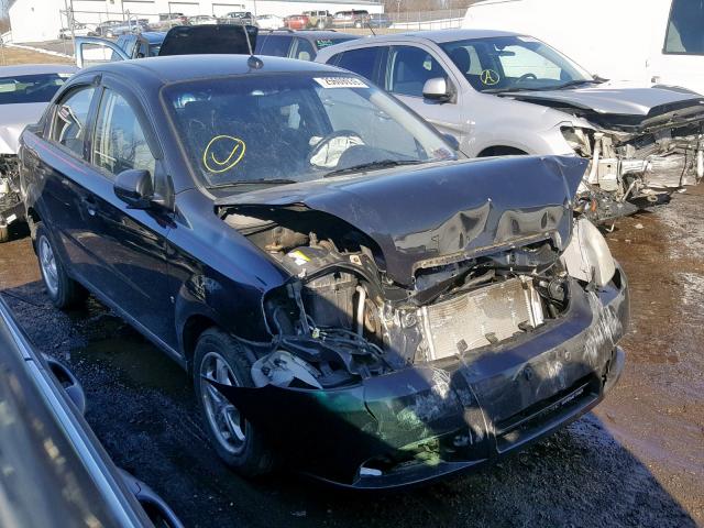 KL1TD56EX9B614306 - 2009 CHEVROLET AVEO LS BLACK photo 1