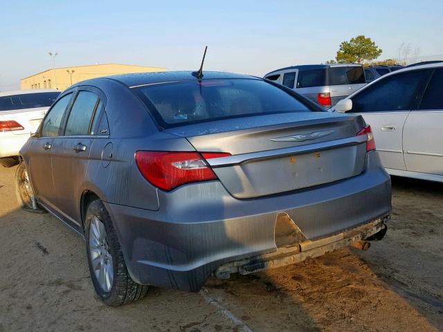 1C3CCBAB7DN734048 - 2013 CHRYSLER 200 LX GRAY photo 3