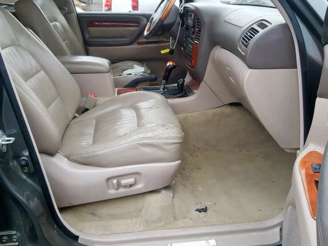 JT6HT00W1Y0103901 - 2000 LEXUS LX 470 GRAY photo 5