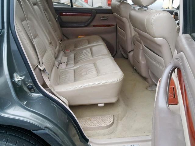 JT6HT00W1Y0103901 - 2000 LEXUS LX 470 GRAY photo 6