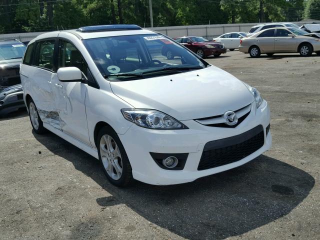 JM1CR2W3XA0379445 - 2010 MAZDA 5 WHITE photo 1