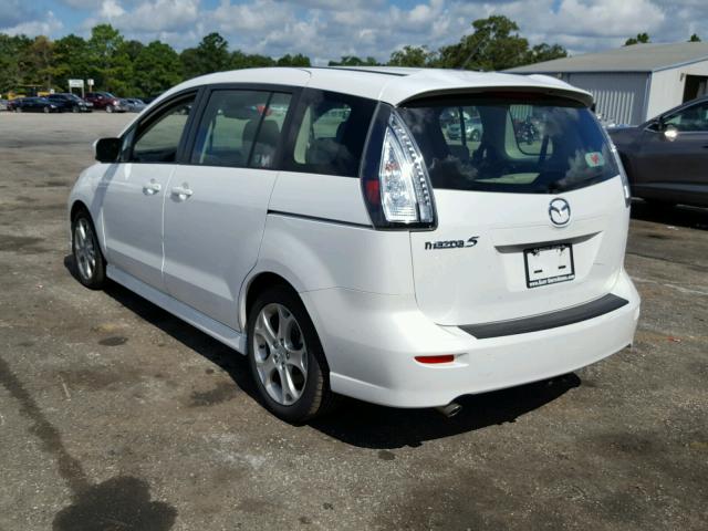 JM1CR2W3XA0379445 - 2010 MAZDA 5 WHITE photo 3