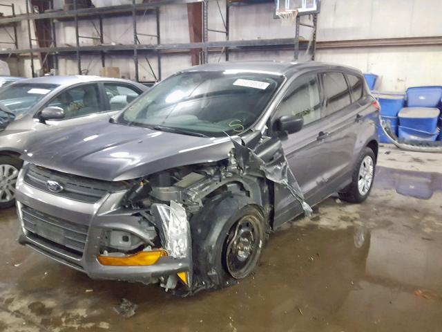 1FMCU0F77DUC52716 - 2013 FORD ESCAPE S GRAY photo 2