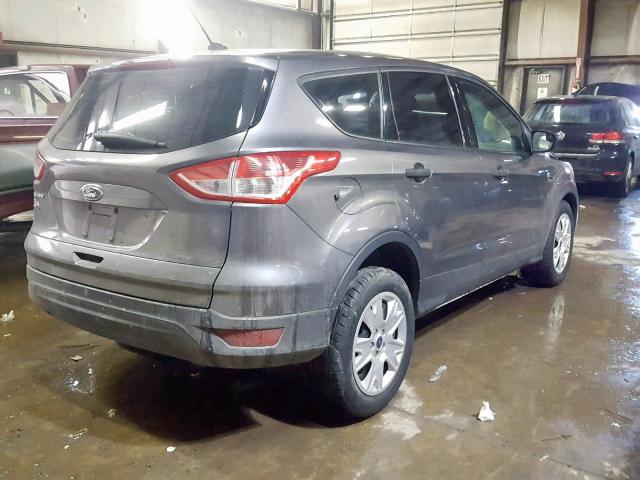 1FMCU0F77DUC52716 - 2013 FORD ESCAPE S GRAY photo 4