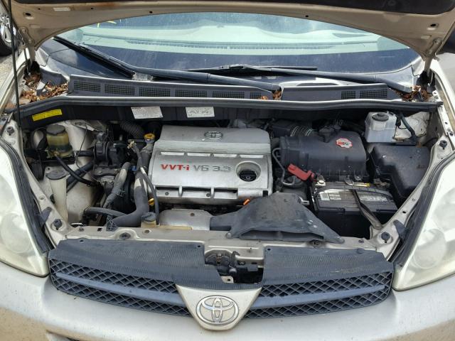 5TDZA23CX4S216172 - 2004 TOYOTA SIENNA CE GOLD photo 7