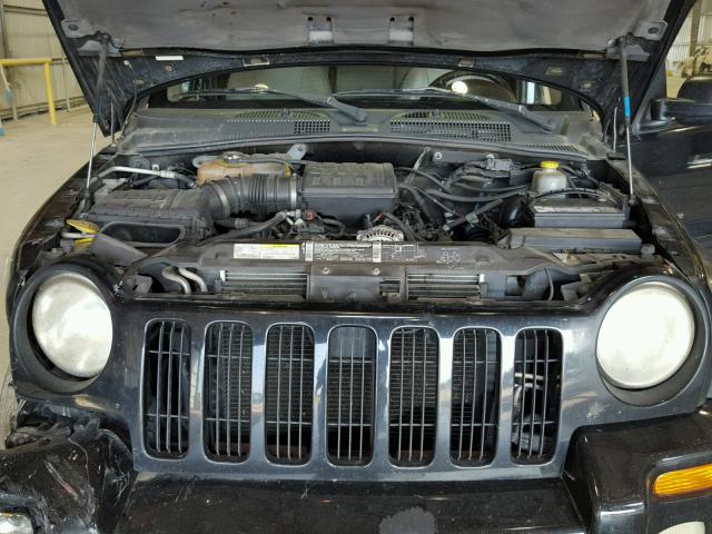 1J4GK58K82W336209 - 2002 JEEP LIBERTY LI BLACK photo 7