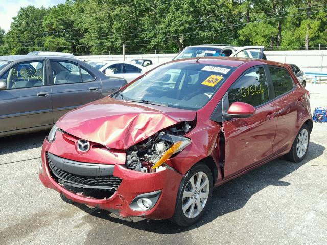 JM1DE1LY6E0175015 - 2014 MAZDA MAZDA2 TOU RED photo 2