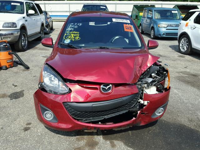 JM1DE1LY6E0175015 - 2014 MAZDA MAZDA2 TOU RED photo 9