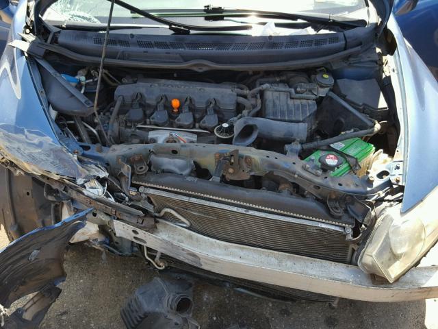 2HGFA16609H354541 - 2009 HONDA CIVIC LX-S ლურჯი ფოტო 7