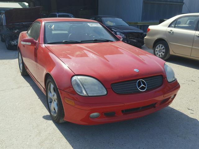 WDBKK65F24F302104 - 2004 MERCEDES-BENZ SLK 320 RED photo 1