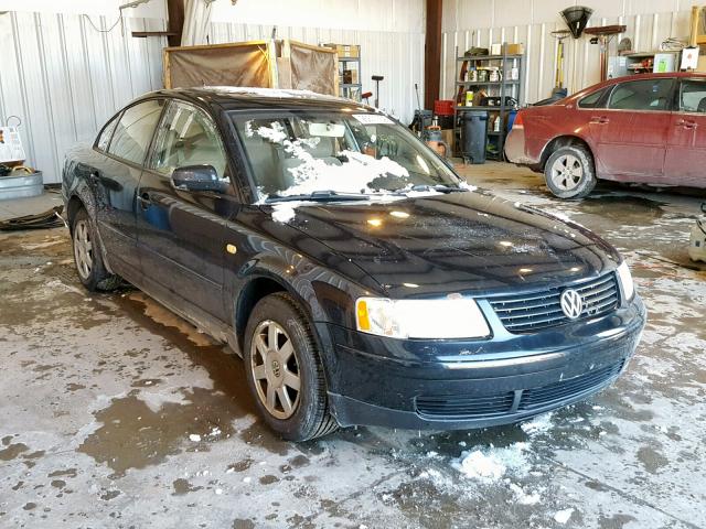 WVWMD63B2XE493649 - 1999 VOLKSWAGEN PASSAT GLS BLACK photo 1