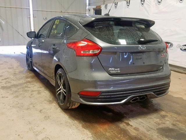1FADP3L95HL301775 - 2017 FORD FOCUS ST GRAY photo 3