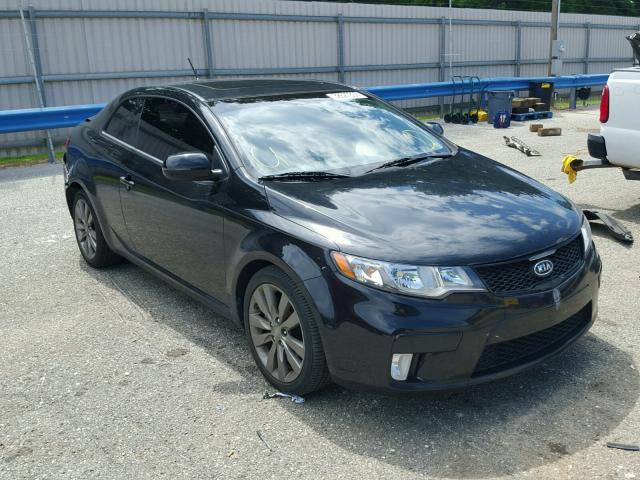 KNAFW6A37B5336610 - 2011 KIA FORTE SX BLACK photo 1