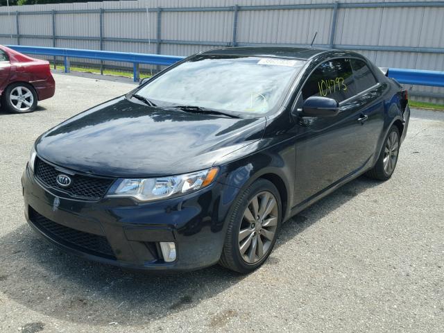 KNAFW6A37B5336610 - 2011 KIA FORTE SX BLACK photo 2