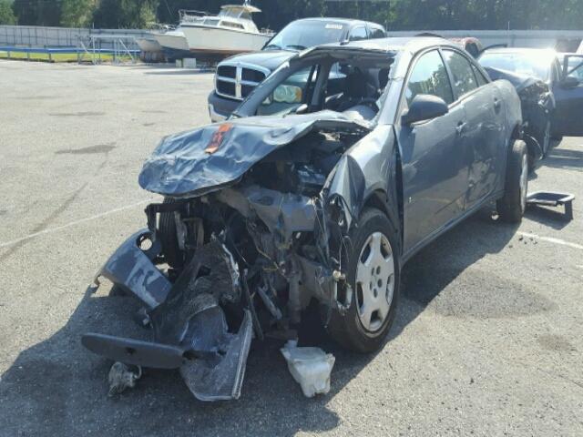 1G2ZF57B084149141 - 2008 PONTIAC G6 VALUE L GRAY photo 2