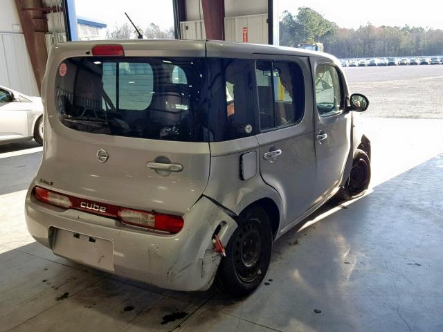 JN8AZ2KR9BT202729 - 2011 NISSAN CUBE BASE SILVER photo 4