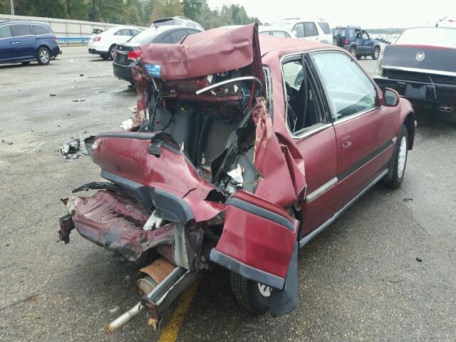 1HGCB7153NA002533 - 1992 HONDA ACCORD LX RED photo 4