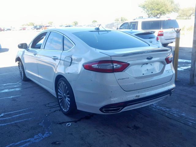 3FA6P0K98GR391822 - 2016 FORD FUSION TIT WHITE photo 3