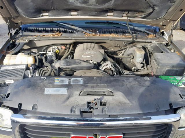 2GTEC19V221409299 - 2002 GMC NEW SIERRA BROWN photo 7