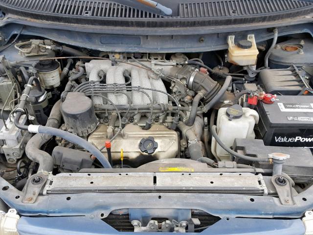 4N2ZN1113WD809335 - 1998 NISSAN QUEST XE BLUE photo 7