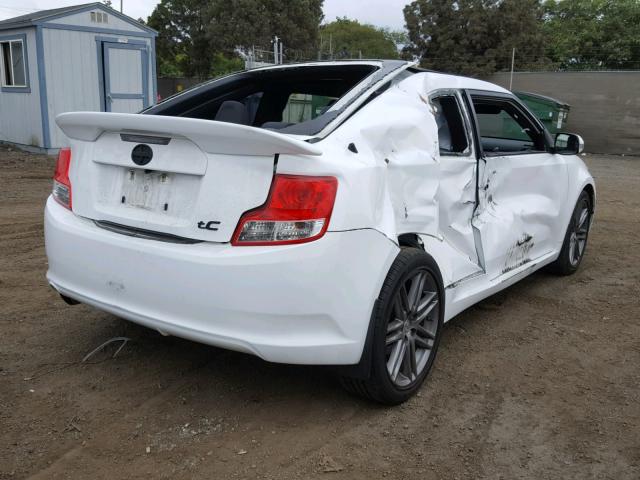 JTKJF5C71C3030533 - 2012 TOYOTA SCION TC თეთრი ფოტო 4