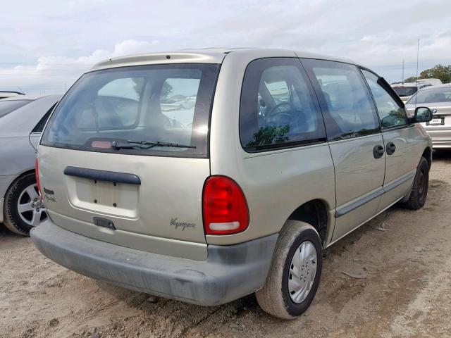 2P4GP25G5XR211170 - 1999 PLYMOUTH VOYAGER GRAY photo 4