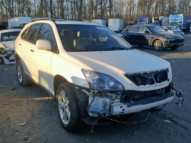 JTJHW31U682853746 - 2008 LEXUS RX 400H WHITE photo 1